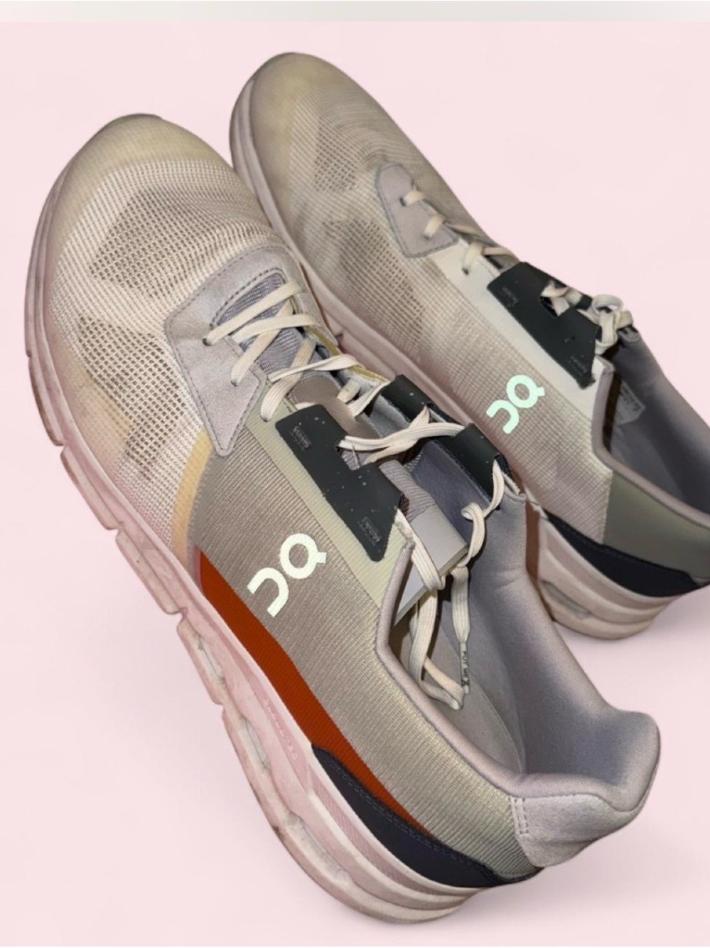 On Running Cloud Men’s  Lightweight Beige Running Shoes
